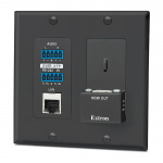 Приёмник XTP для HDMI – настенная панель в стиле Decorator, цвет чёрный