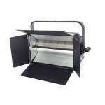 Циклорама, прожектор заливного света, 120х3Вт светодиодов, 9-цветный RGBA, >6500 лм, угол раскрытия луча 100x50°, симметричный отражатель, DMX