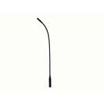 Кардиоидный конденсаторный микрофон на гибкой стойке типа «гусиная шея», яркое LED кольцо, с RF-защитой, разъем 5 Pin Male XLR. Длина 700 мм. Цвет черный