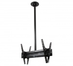 Потолочный кронштейн для двух плазменных или ЖК-панелей до 65'', регулировка угла наклона, длина 2 м, цвет хромированный