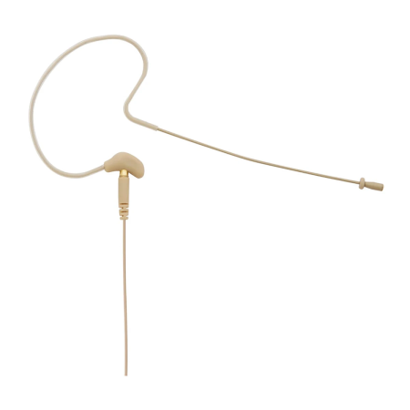 Конденсаторный головной микрофон (всенаправленный), 4-контактный мини XLR, для любых поясных передатчиков cистемы UNITY, ветрозащита в комплекте, бежевый