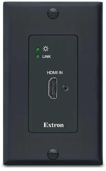 Extron DTP2 T 201 D Передатчик DTP2 для HDMI 4K/60 4:4:4 в форм-факторе настенной панели на один ганг, черного цвета