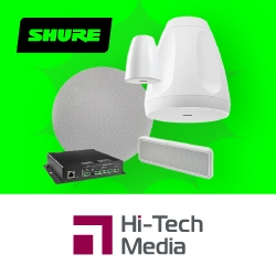 Усилители и акустика Shure — теперь на складе Хай-Тек Медиа