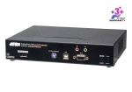 Удлинитель-передатчик, KVM USB DP+AUDIO+RS232, 100м. UTP/10км