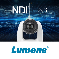 Lumens объявляет о поддержке NDI|HX3 в новой PTZ-камере VC-A71SN