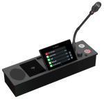 Врезной пульт председателя с горизонтальной раскладкой