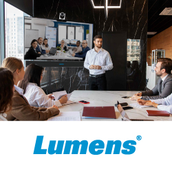 Lumens интегрирует технологию Microphone Mist™ от Nureva для нового уровня гибридных встреч