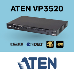 Новый 4K бесшовный матричный презентационный коммутатор с функцией управления от ATEN