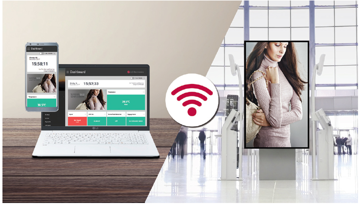 LG 43SH7E мониторинг в режиме реального времени