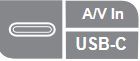A/V in USB-C