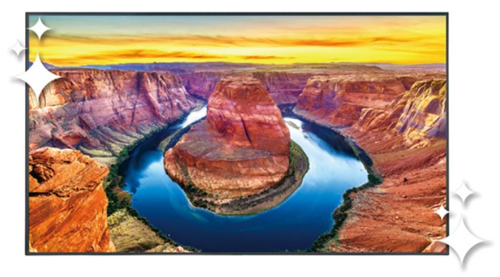 Высокая яркость. При любой погоде информация будет хорошо видна со всех сторон. До сих пор недостижимая яркость 4000 кд/м² гарантирует, что информация будет отображена так, как была задумана.