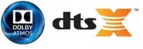 Поддержка новых форматов Dolby Atmos и DTS:X