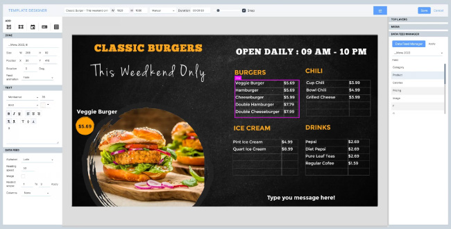 Мультиэкранные инсталляции Digital Signage для QSR, фото_02
