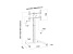 Multibracket M6102 Мобильная моторизированная стойка для ЖК-панели 30-60