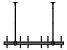 Multibrackets M3477 Потолочное крепление для 3 х ЖК панелей 40-65