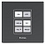 NBP 50 - Сетевая кнопочная панель с 6 кнопками: 2 ганга, цвет белый и черный - 03