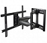 Настенное крепление для плазменной и ЖK-панели, регулировка поворота, наклона и расстояния до опорной поверхности, для больших панелей до 65", цвет - черный