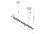 Multibrackets M3477 Потолочное крепление для 3 х ЖК панелей 40-65